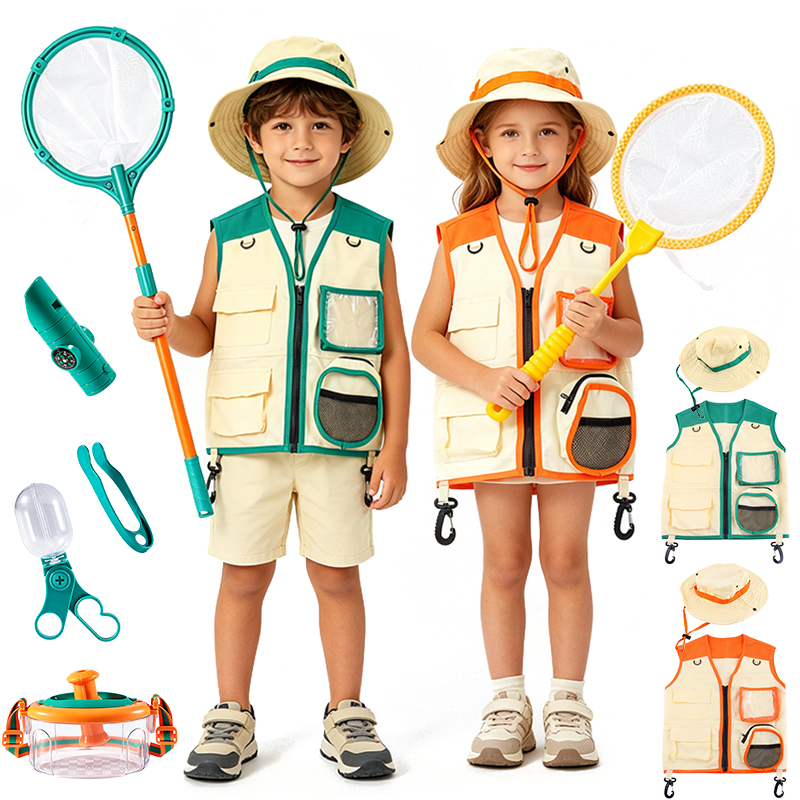 Outdoor Adventure Kit For Kids - طقم مغامرات استكشاف الطبيعة للأولاد والبنات،